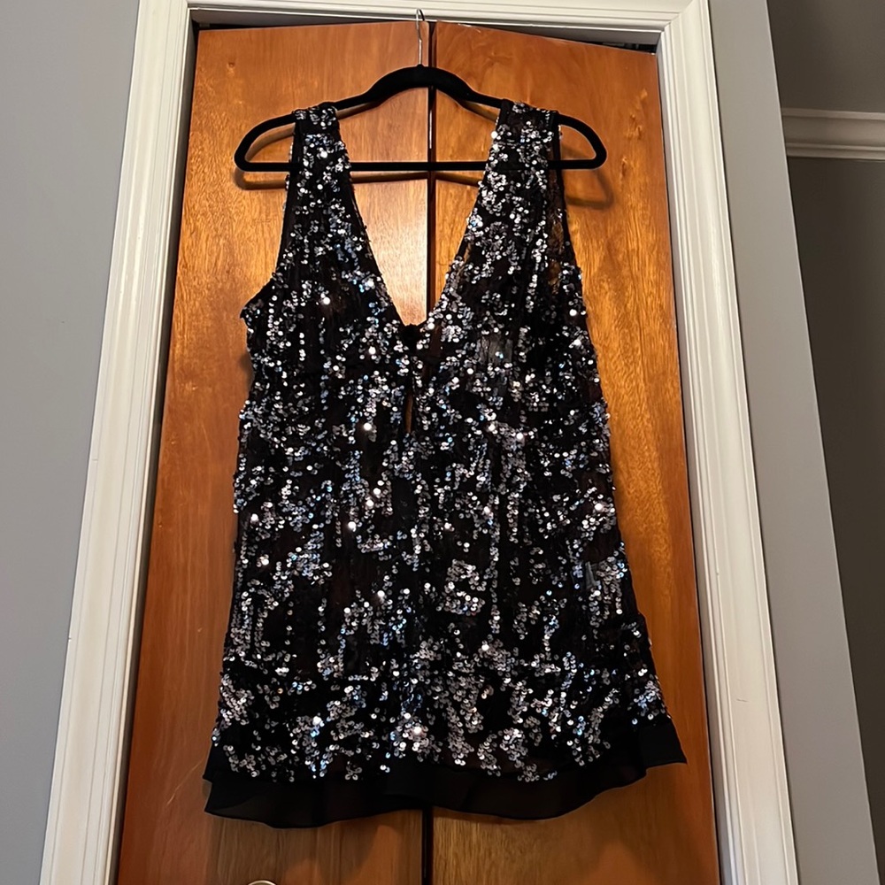 BNWT Forever 21 Lace Sequined Mini Dress